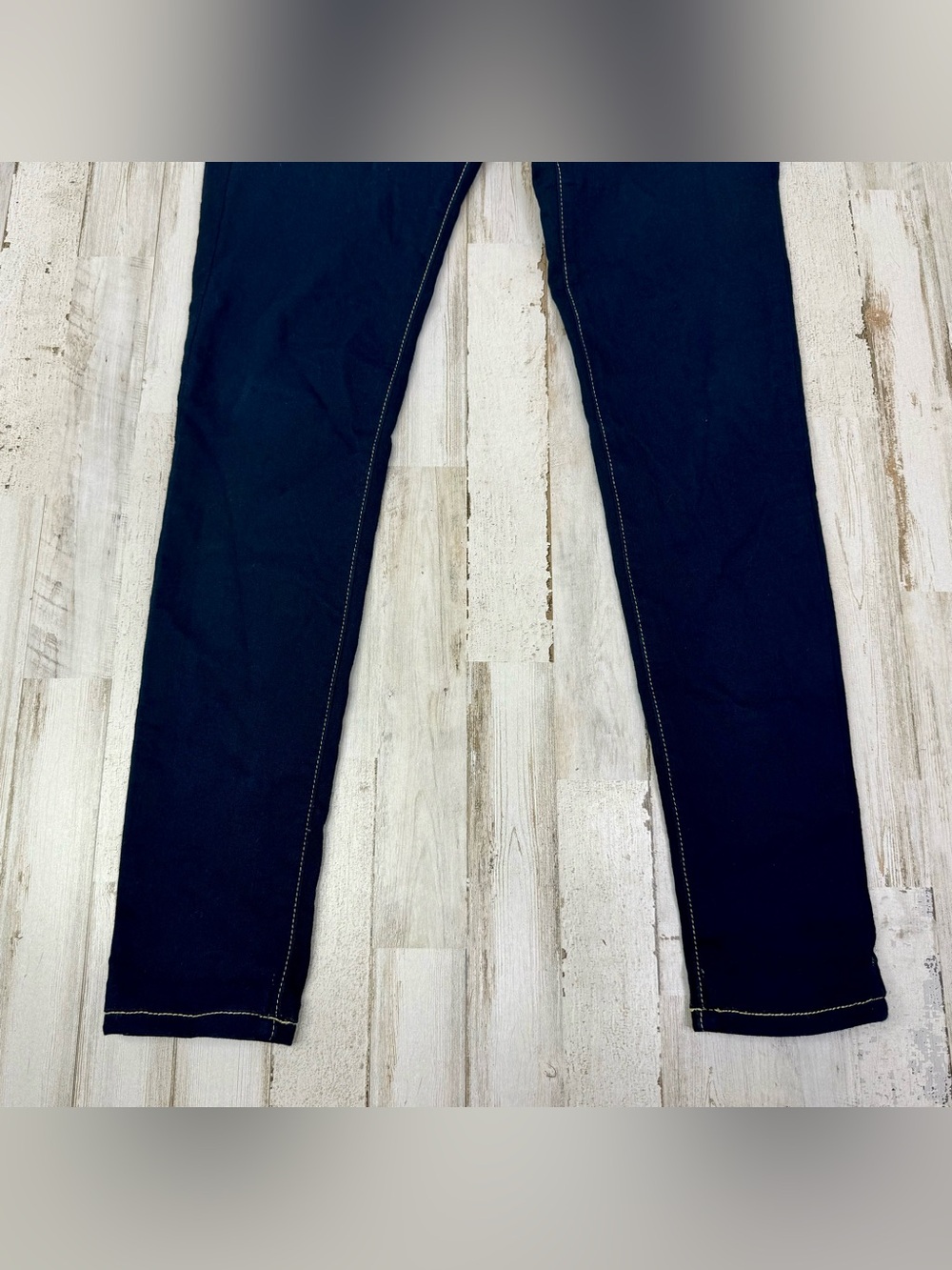 Flying Monkey Skinny Jeans Womens 30x29 Dark Blue Medium Wash Low Rise - Picture 3 of 13